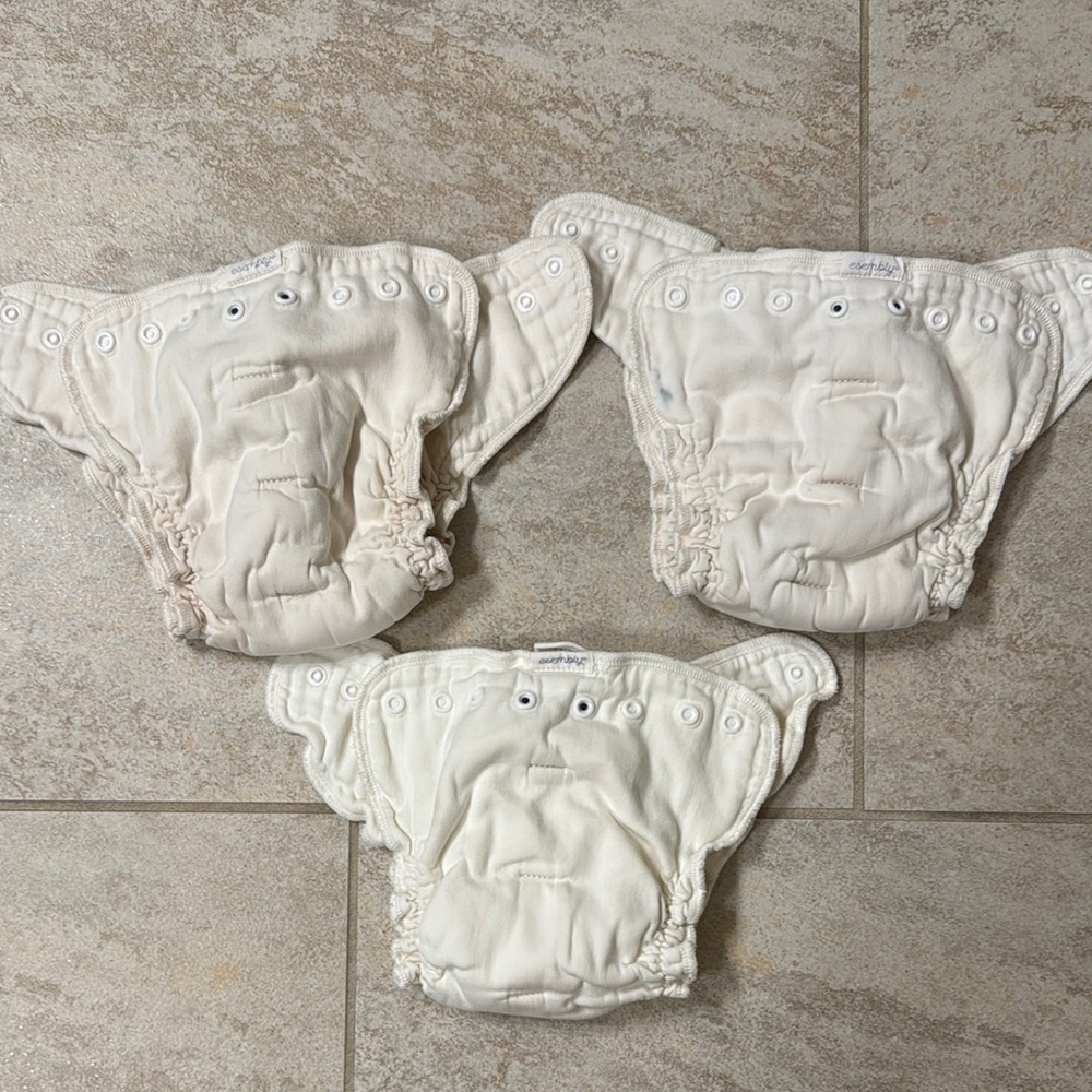 Esembly size 2 cloth diaper inners - set of 3